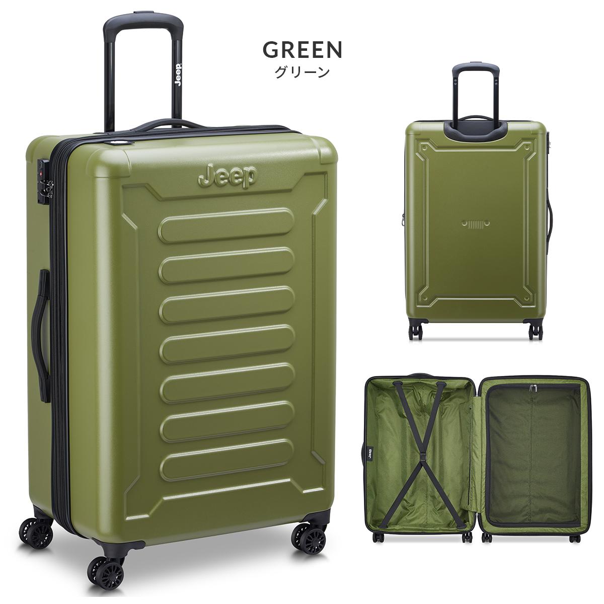 ジープ アトモス スーツケース Lサイズ LL XL 100L/110L 拡張機能付き
