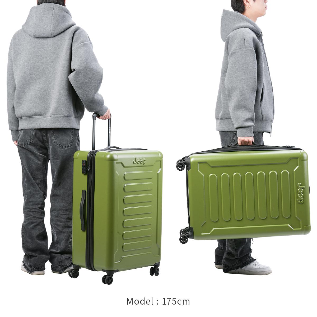 ジープ アトモス スーツケース Lサイズ LL XL 100L/110L 拡張機能付き