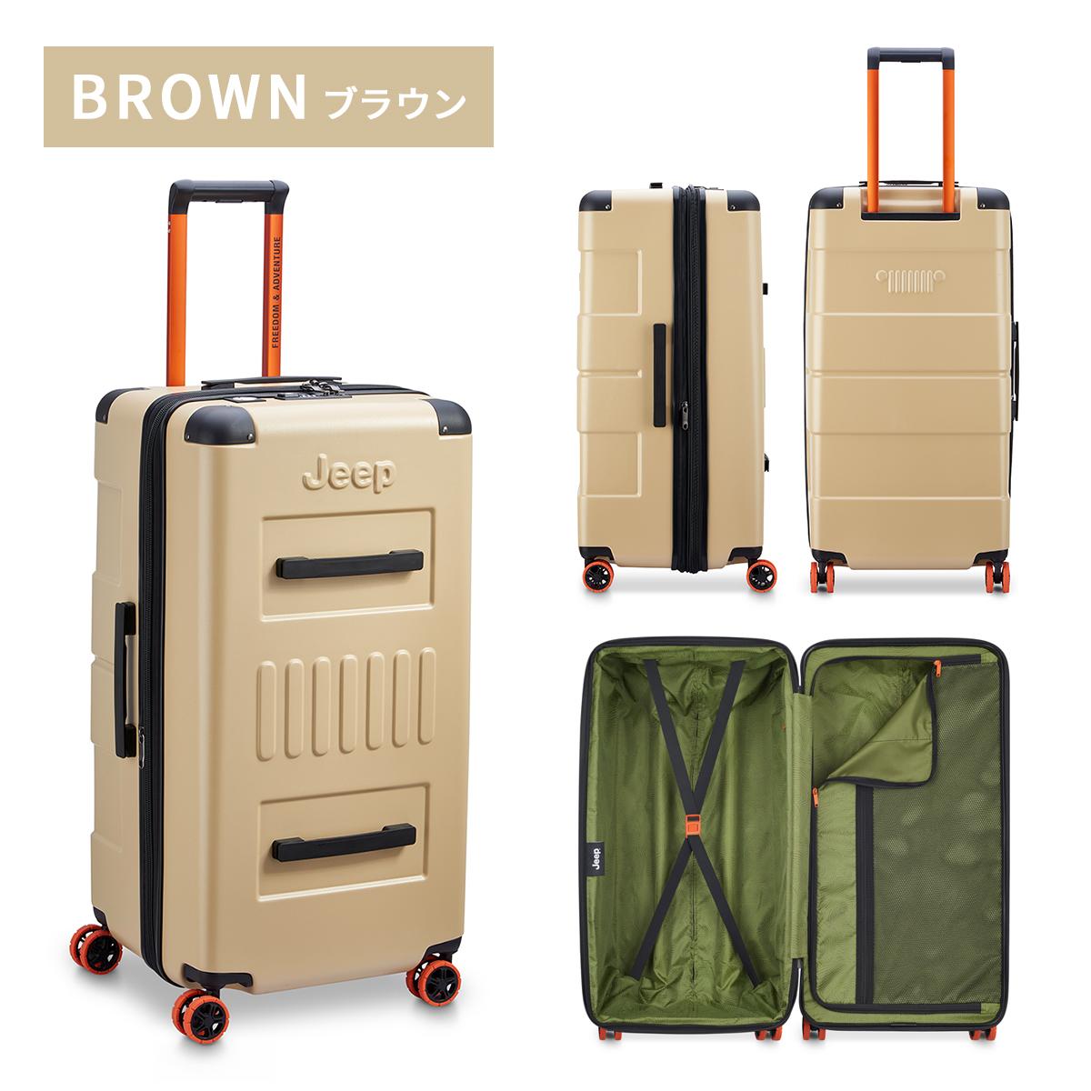 ジープ サミット スーツケース Lサイズ LL XL 107L/115L 拡張機能付き