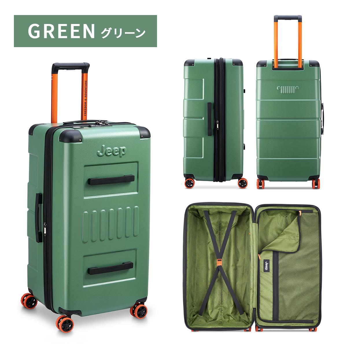 ジープ サミット スーツケース Lサイズ LL XL 107L/115L 拡張機能付き