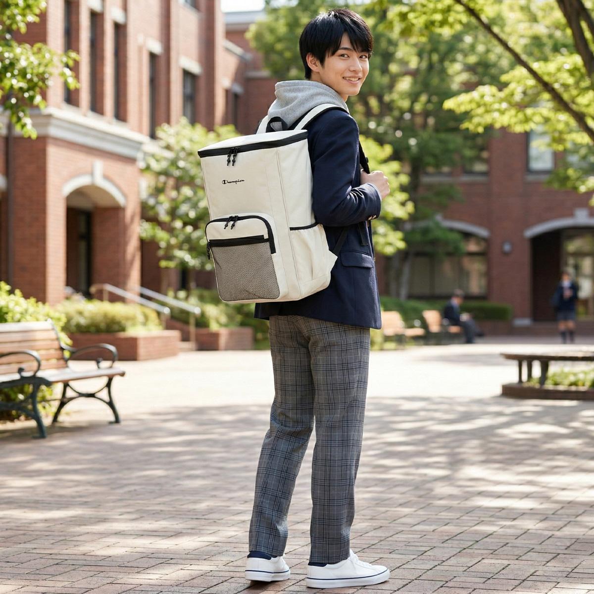 参考品 チャンピオン リュック 通学リュック 37L ボックス型A4 B4 Champion
