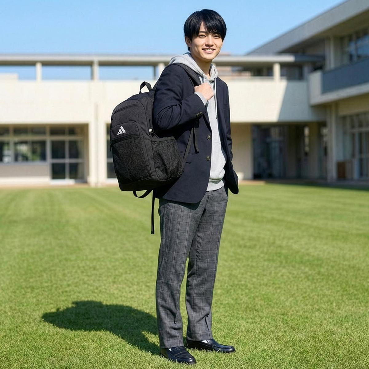 アディダス リュック 28L 33L 拡張 通学リュック スクールリュック