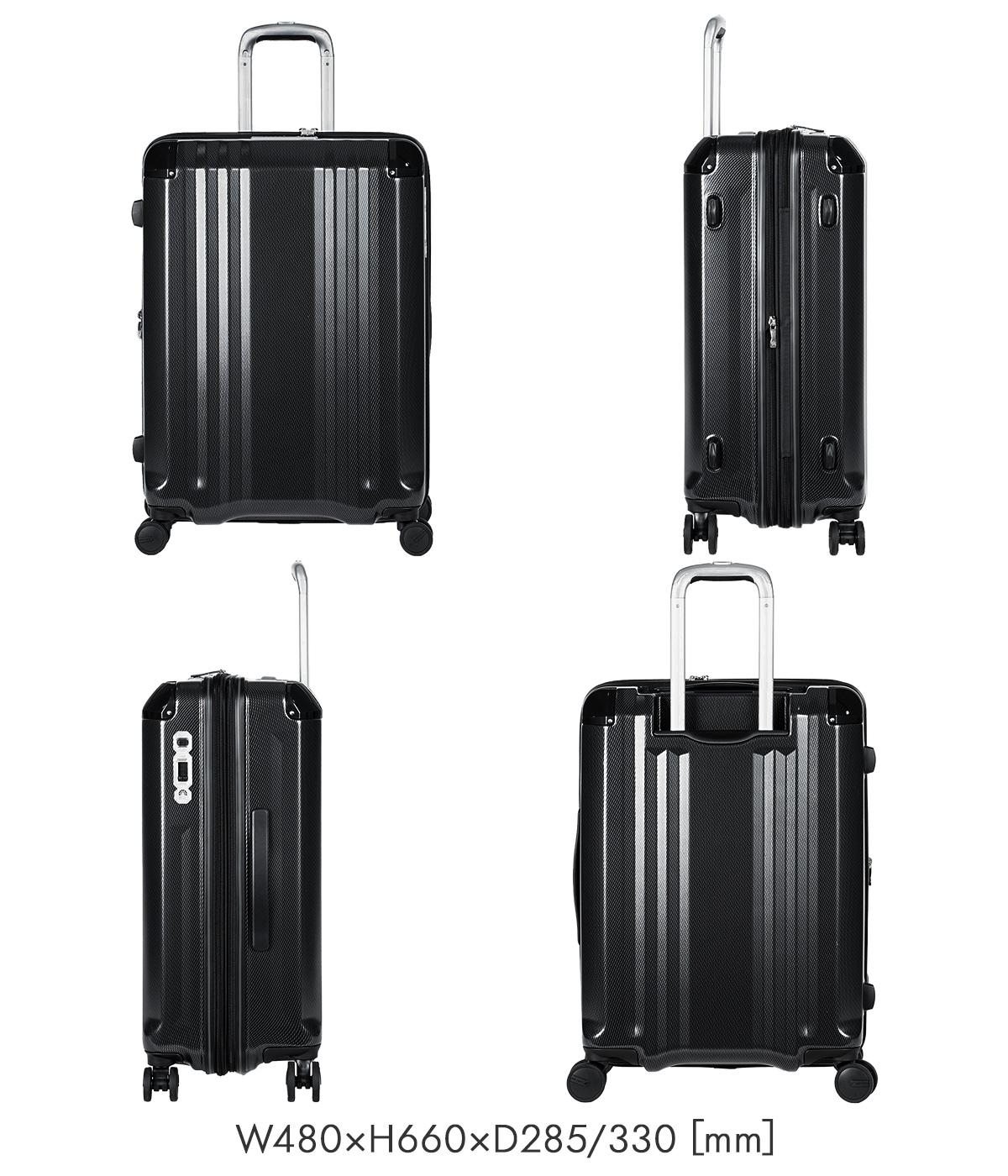 アジアラゲージ デカかるEdge スーツケース A.L.I ali-089-24w