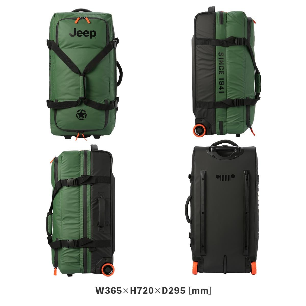 JEEP ジープ スーツケース ソフトキャリーケース Mサイズ 64L キャリー