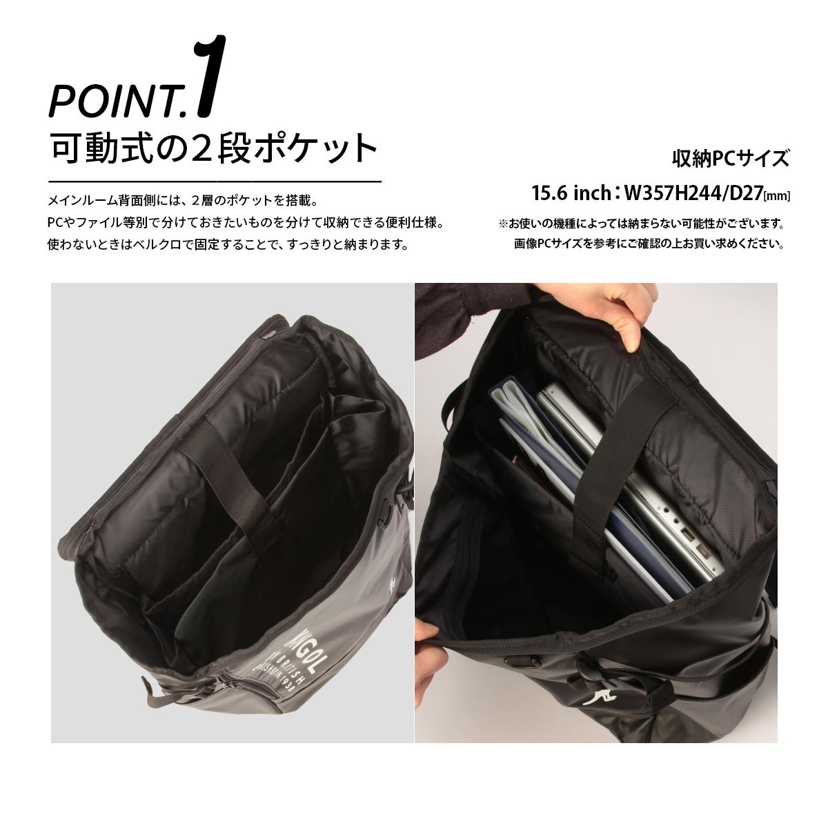 カンゴール piece リュック KANGOL kan-250-1570