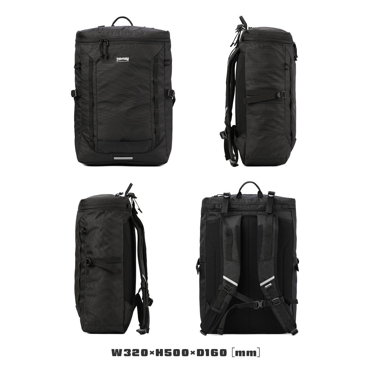 スラッシャー ランニングプッシュ リュック 30L ボックス型 通学