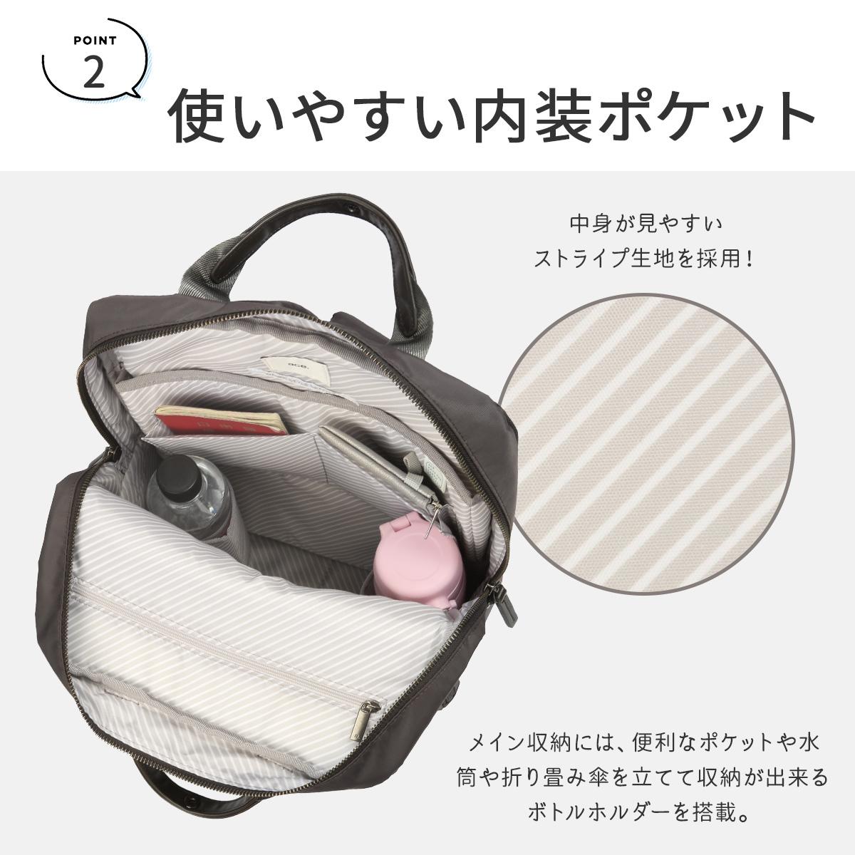 エース ジーンレーベル フィッテム ビジネスリュック ace.GENE LABEL gene-68682