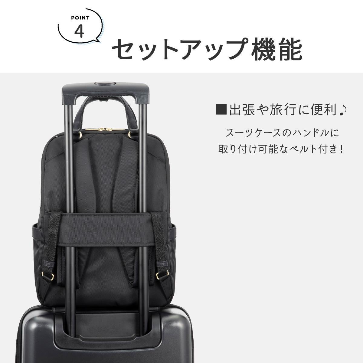 SPRING SALE]エース ジーンレーベル ビジネスリュック PC収納 2気室 A4