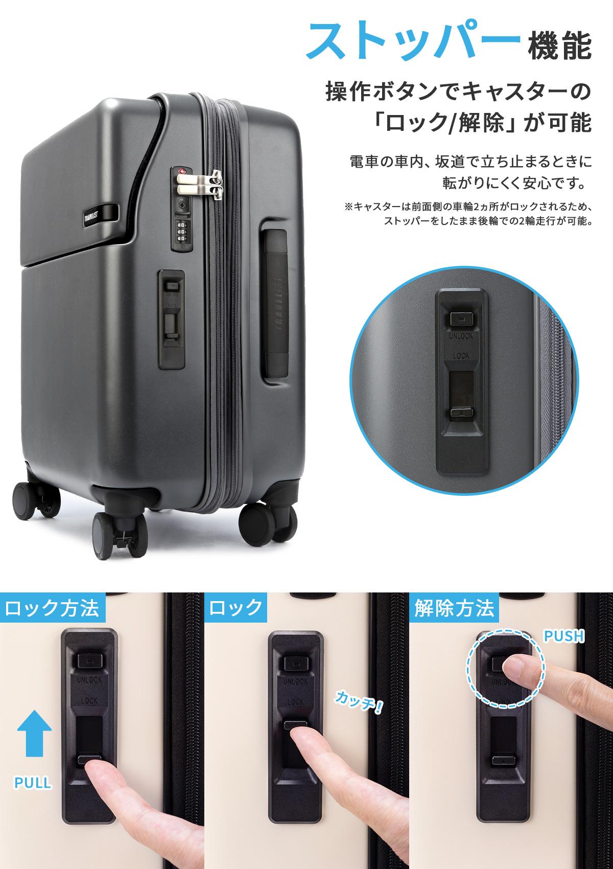 3年保証+特典 トラベリスト スーツケース 機内持ち込み Sサイズ SS 35L