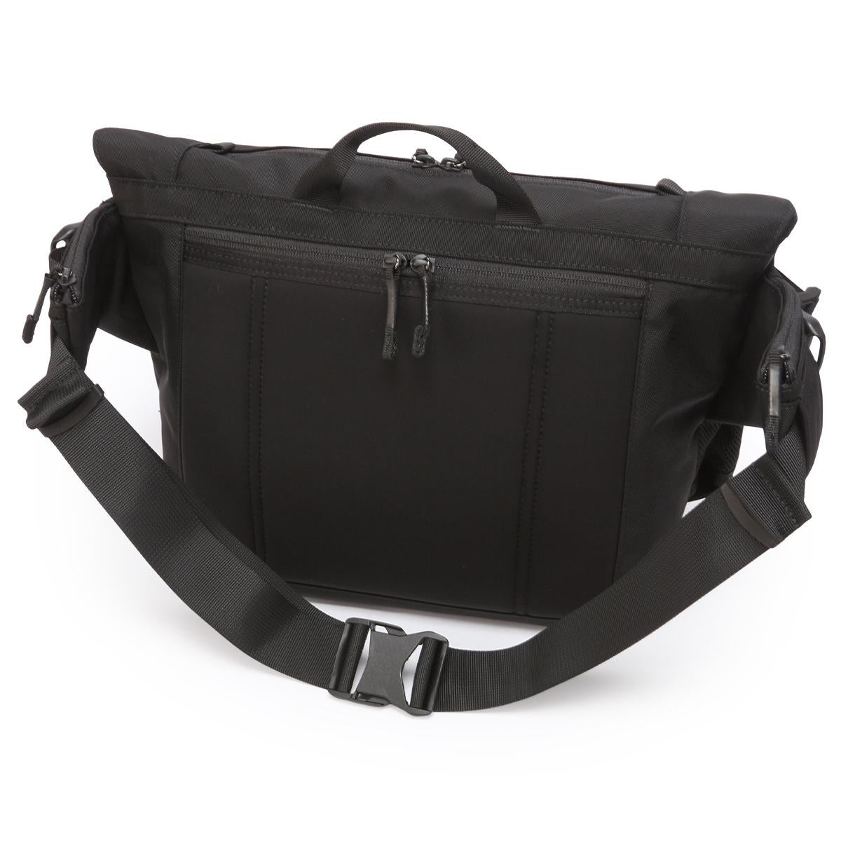 CIE ブラック メッセンジャーバッグ シー エイブル ショルダーバッグ メッセンジャーバッグ 13L CIE ABLE