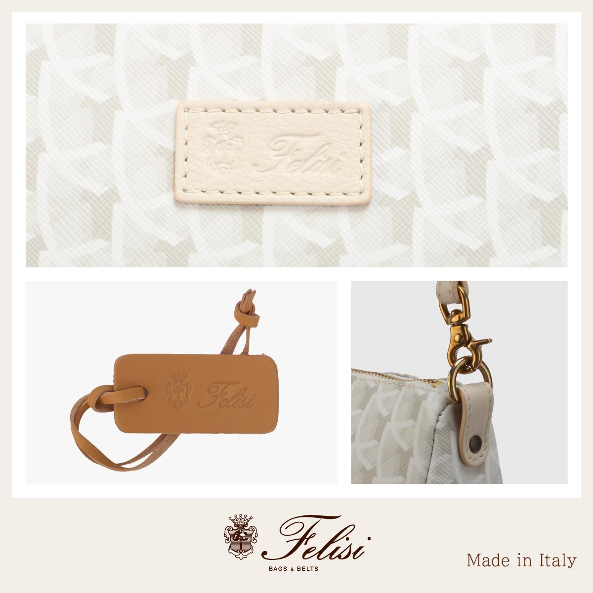 フェリージ モノグラム ショルダーバッグ Felisi 512-6-mm-ld