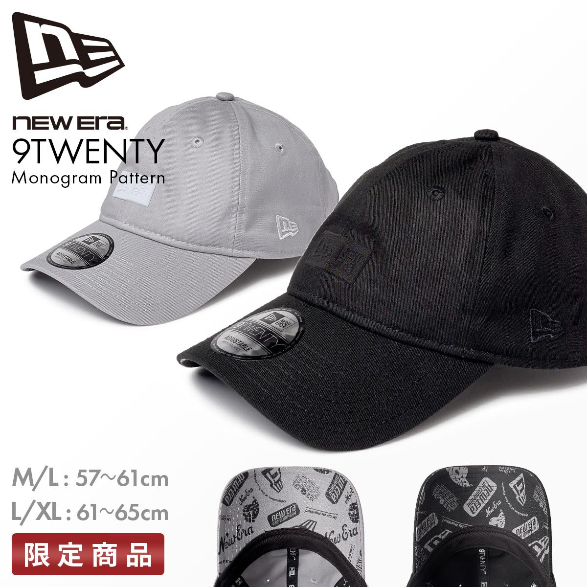 限定品 ニューエラ キャップ 9TWENTY モノグラムパターン ボックスロゴ
