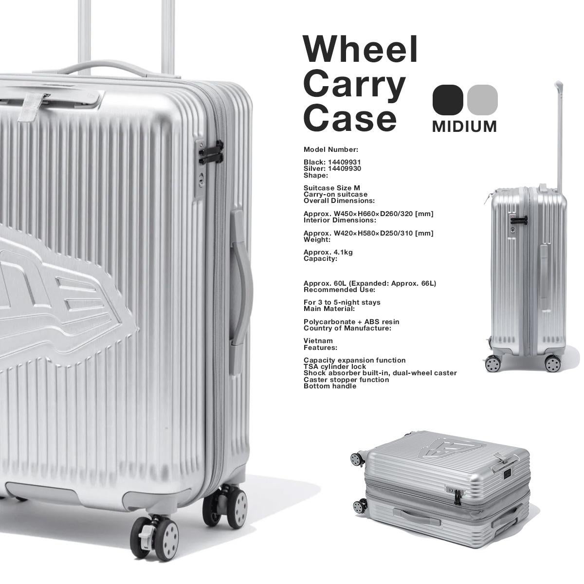 ニューエラ WHEEL CARRY CASE スーツケース NEW ERA carry-case-medium