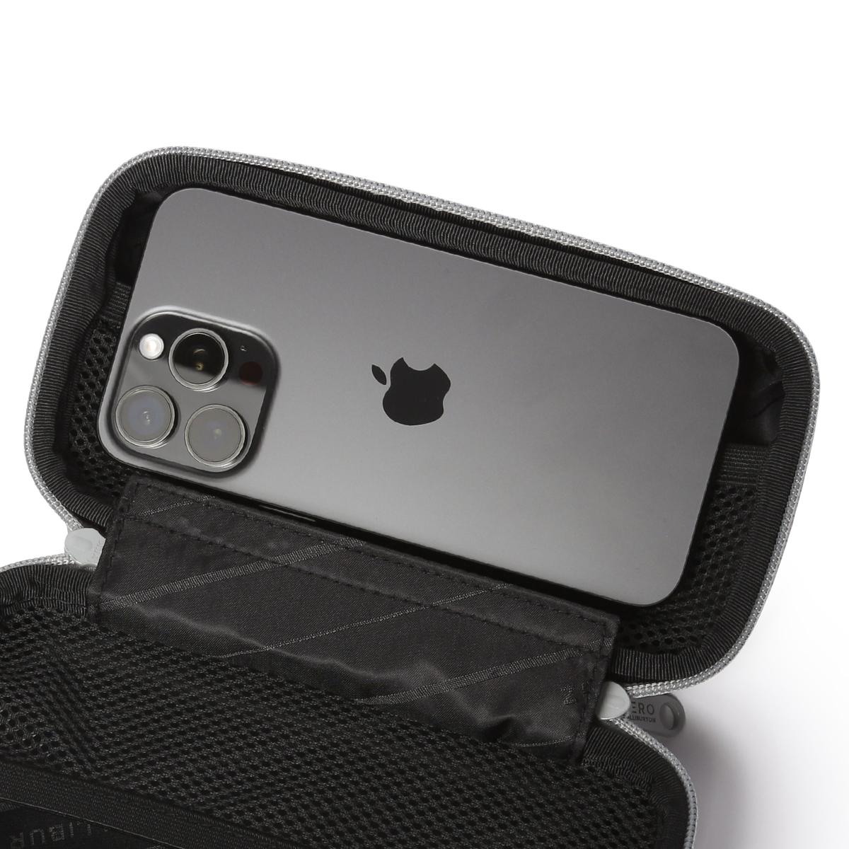 ゼロハリバートン コンパクトキューブ ポーチ ZERO HALLIBURTON zero-81491