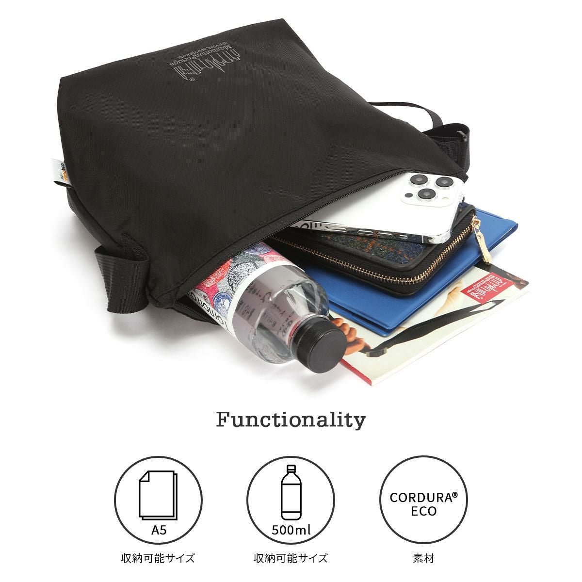 マンハッタンポーテージ 420D CORDURA ECO メッセンジャーバッグ Manhattan Portage mp1605jrnfcd420deco