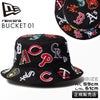 ニューエラ bucket01 all over mlb/バケットハット 帽子 NEW ERA all-over-mlb
