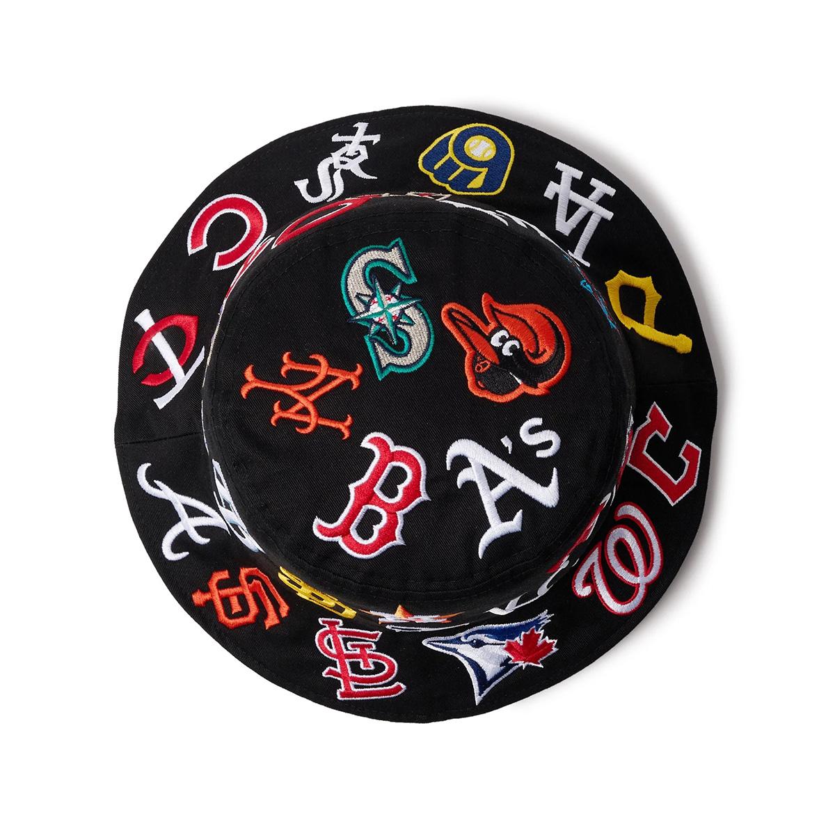 ニューエラ bucket01 all over mlb/バケットハット 帽子 NEW ERA all-over-mlb