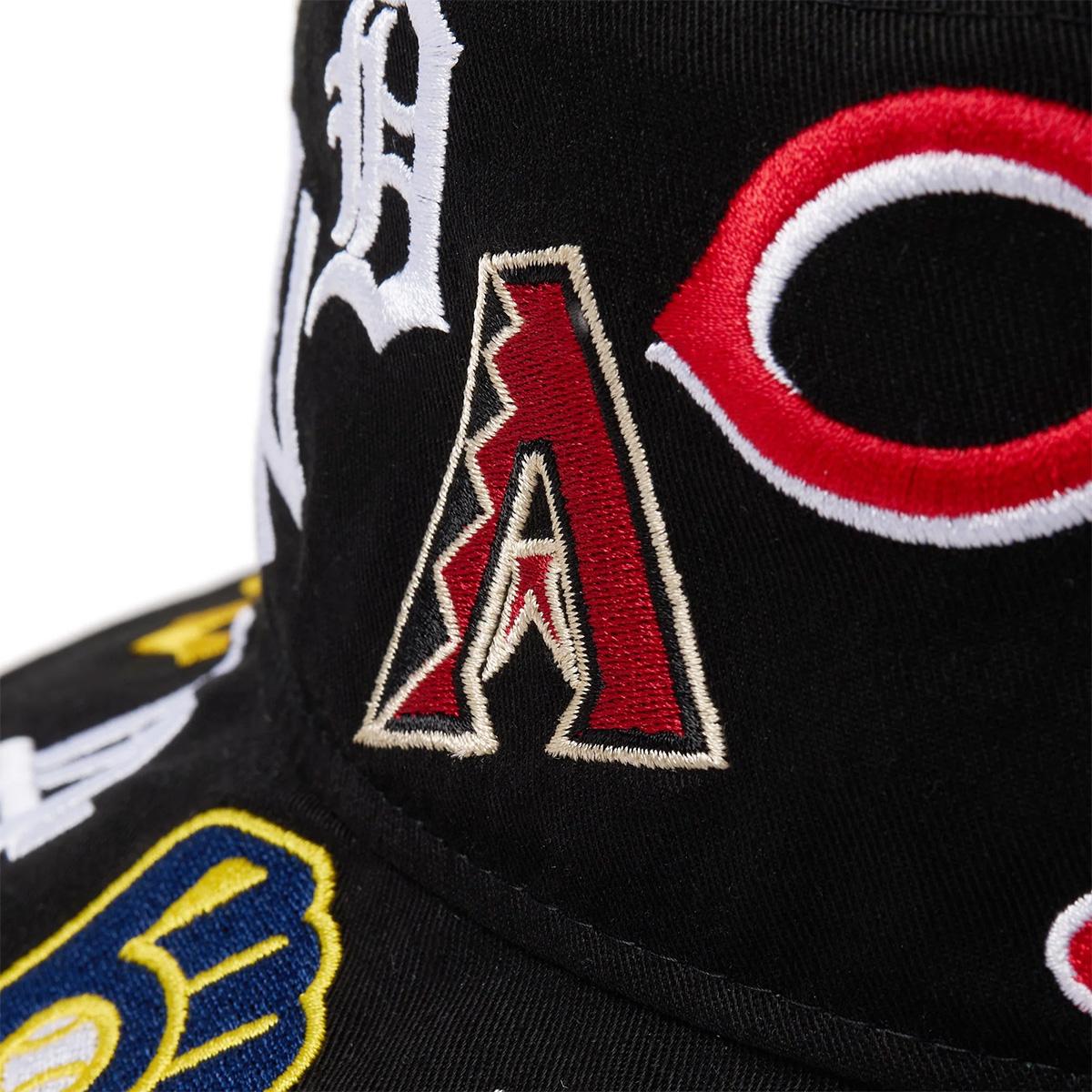 ニューエラ バケットハット バケハ デニム 球団ロゴ 帽子 NEW ERA