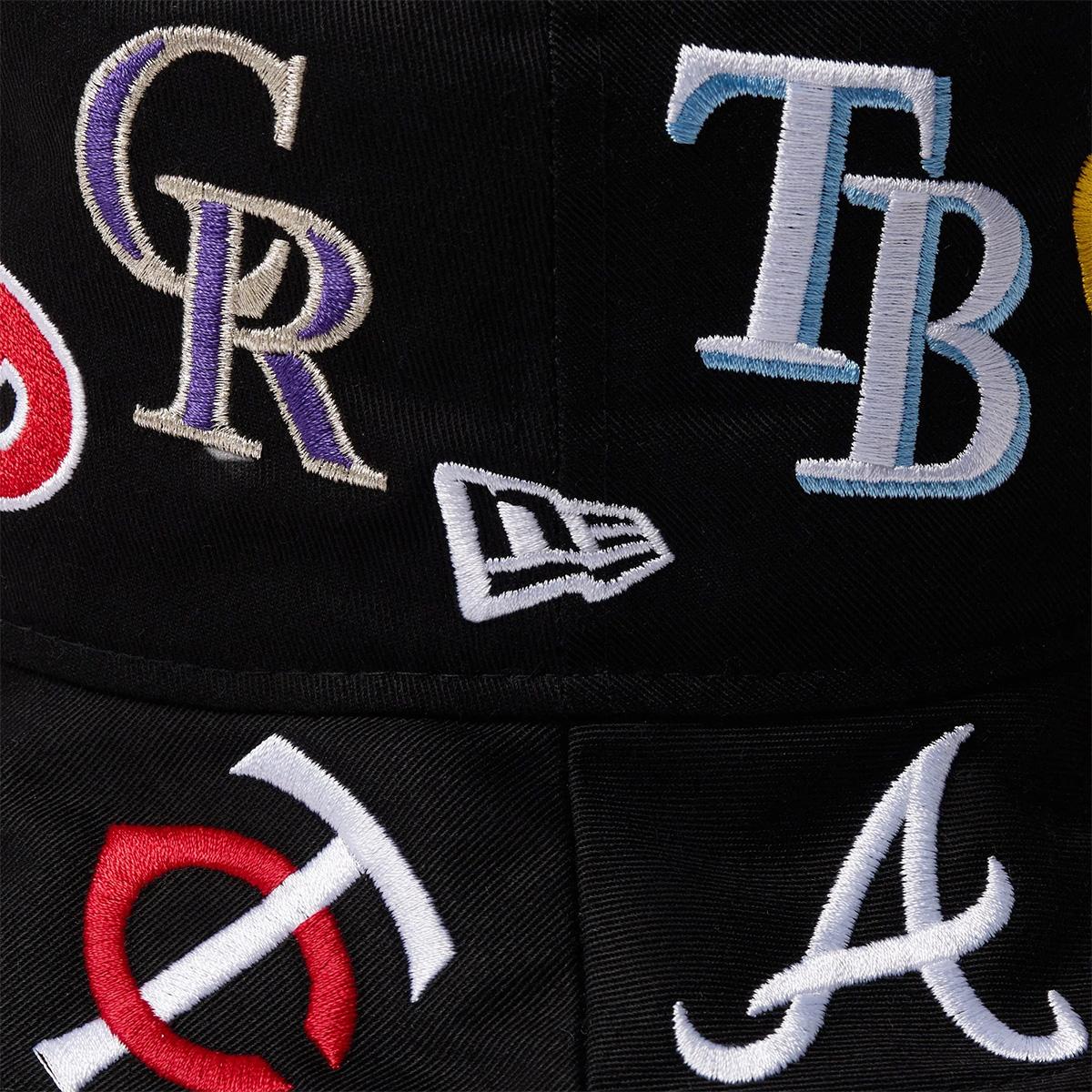 ニューエラ バケットハット バケハ デニム 球団ロゴ 帽子 NEW ERA