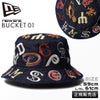 ニューエラ bucket01 all over mlbcoo/バケットハット 帽子 NEW ERA all-over-mlbcoo