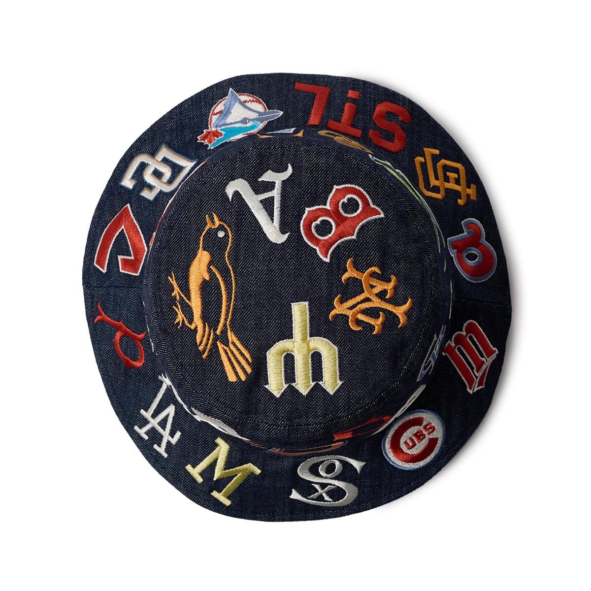 ニューエラ bucket01 all over mlbcoo/バケットハット 帽子 NEW ERA all-over-mlbcoo