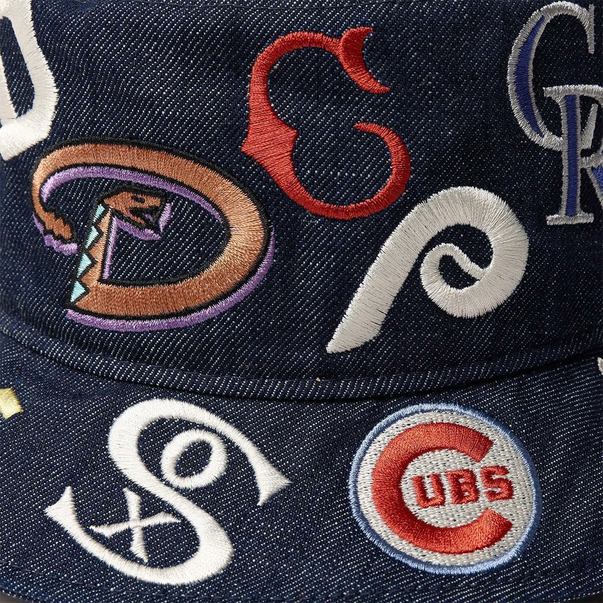 ニューエラ bucket01 all over mlbcoo/バケットハット 帽子 NEW ERA all-over-mlbcoo