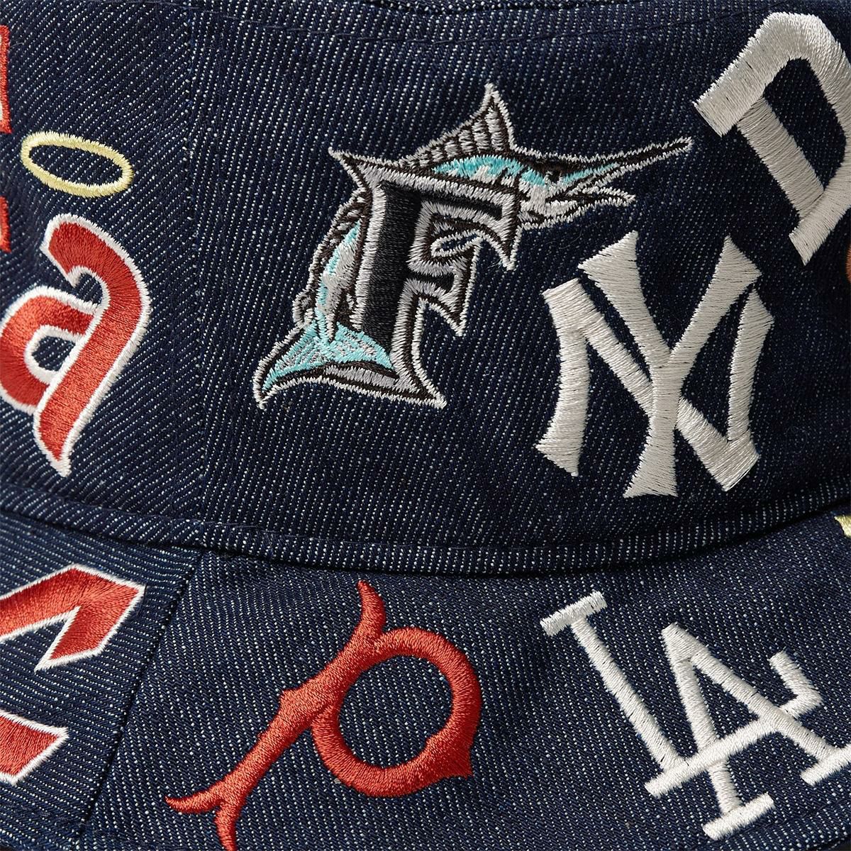ニューエラ bucket01 all over mlbcoo/バケットハット 帽子 NEW ERA all-over-mlbcoo