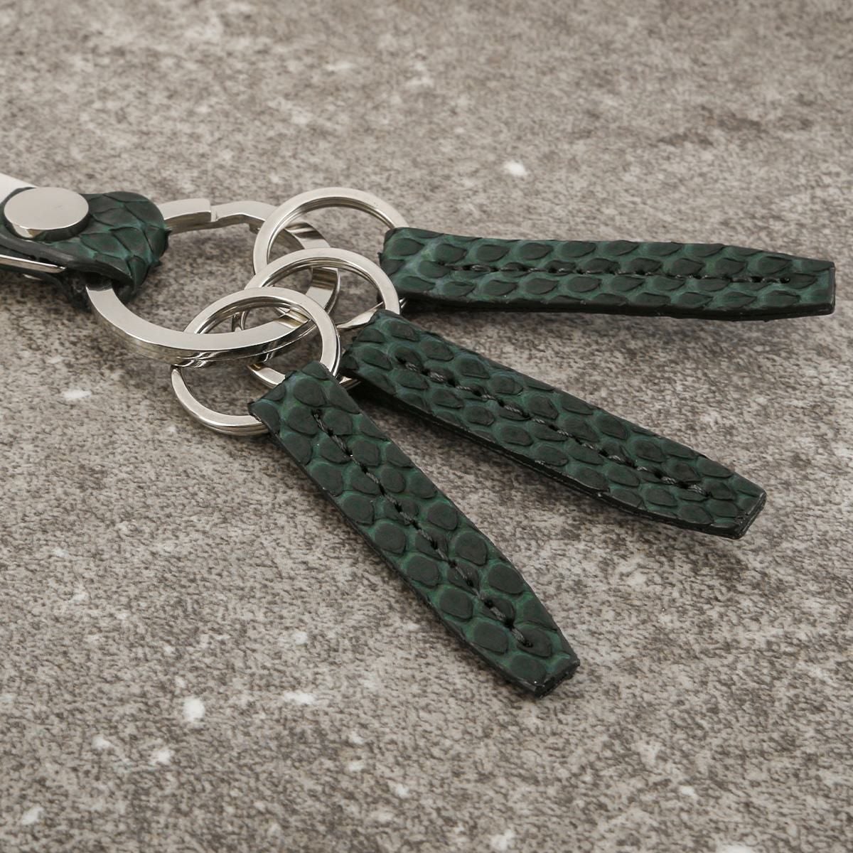 IS/IT パイソン キーケース キーホルダー  isit-983601