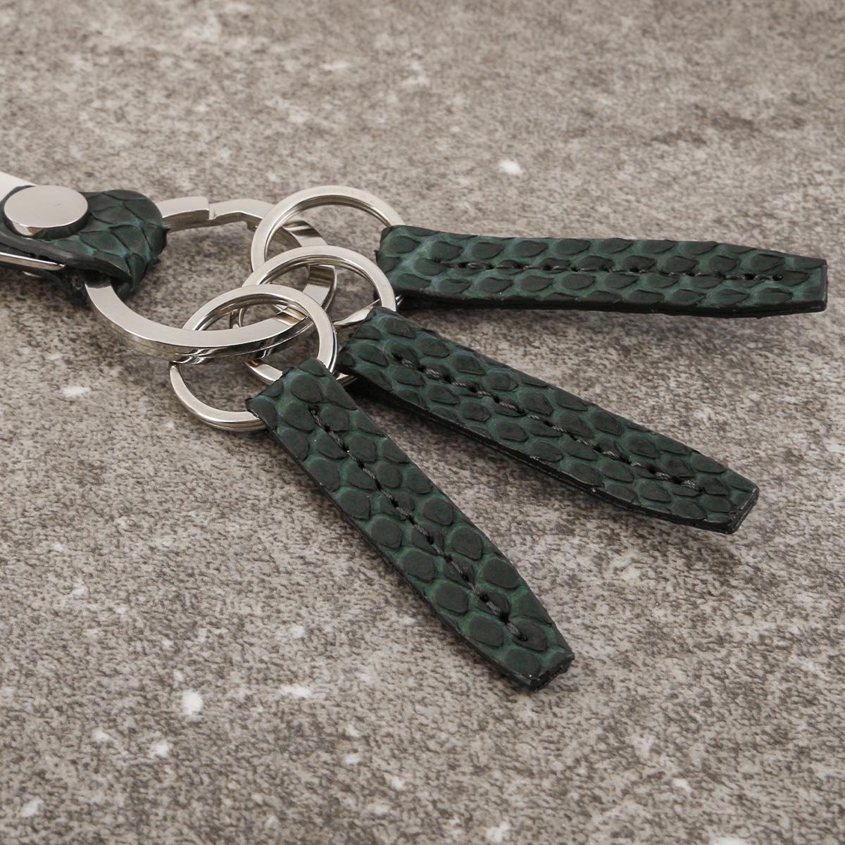 IS/IT パイソン キーケース キーホルダー  isit-983601