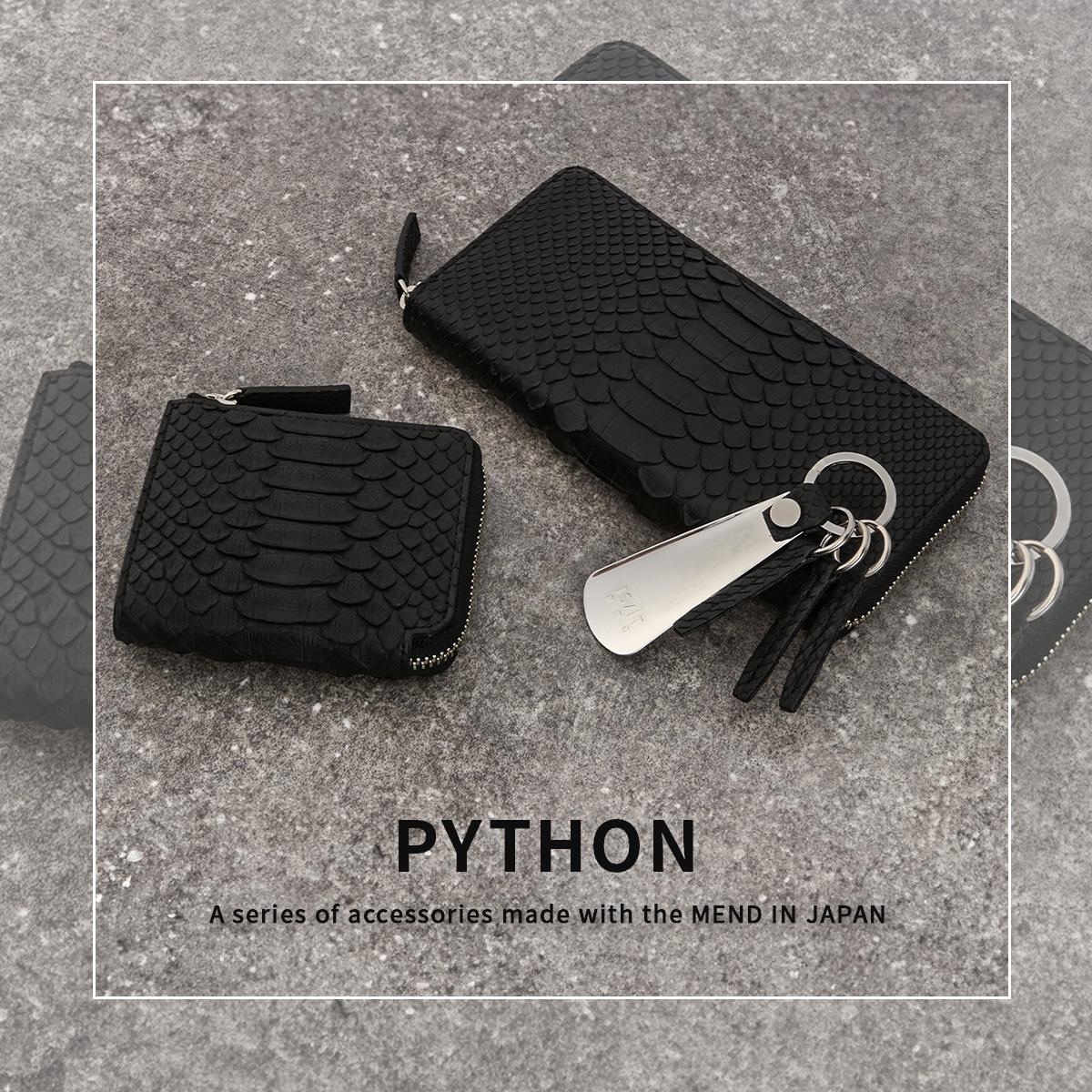 IS/IT パイソン 二つ折り財布  isit-983604