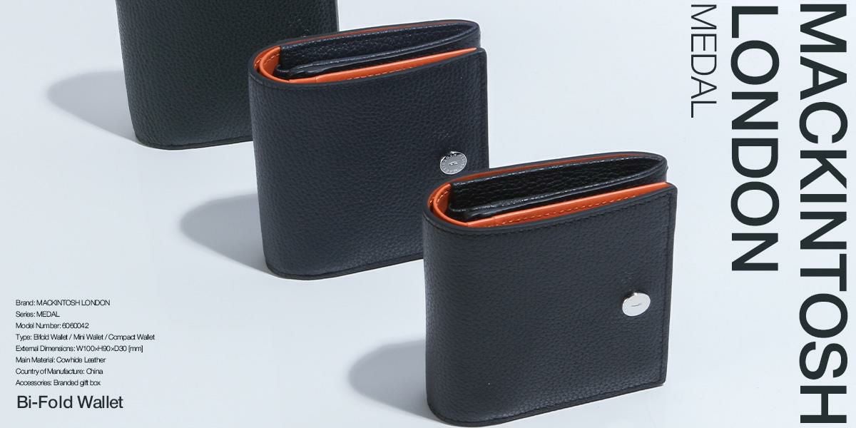 マッキントッシュ ロンドン MEDAL 二つ折り財布 MACKINTOSH LONDON wmkl-6060042