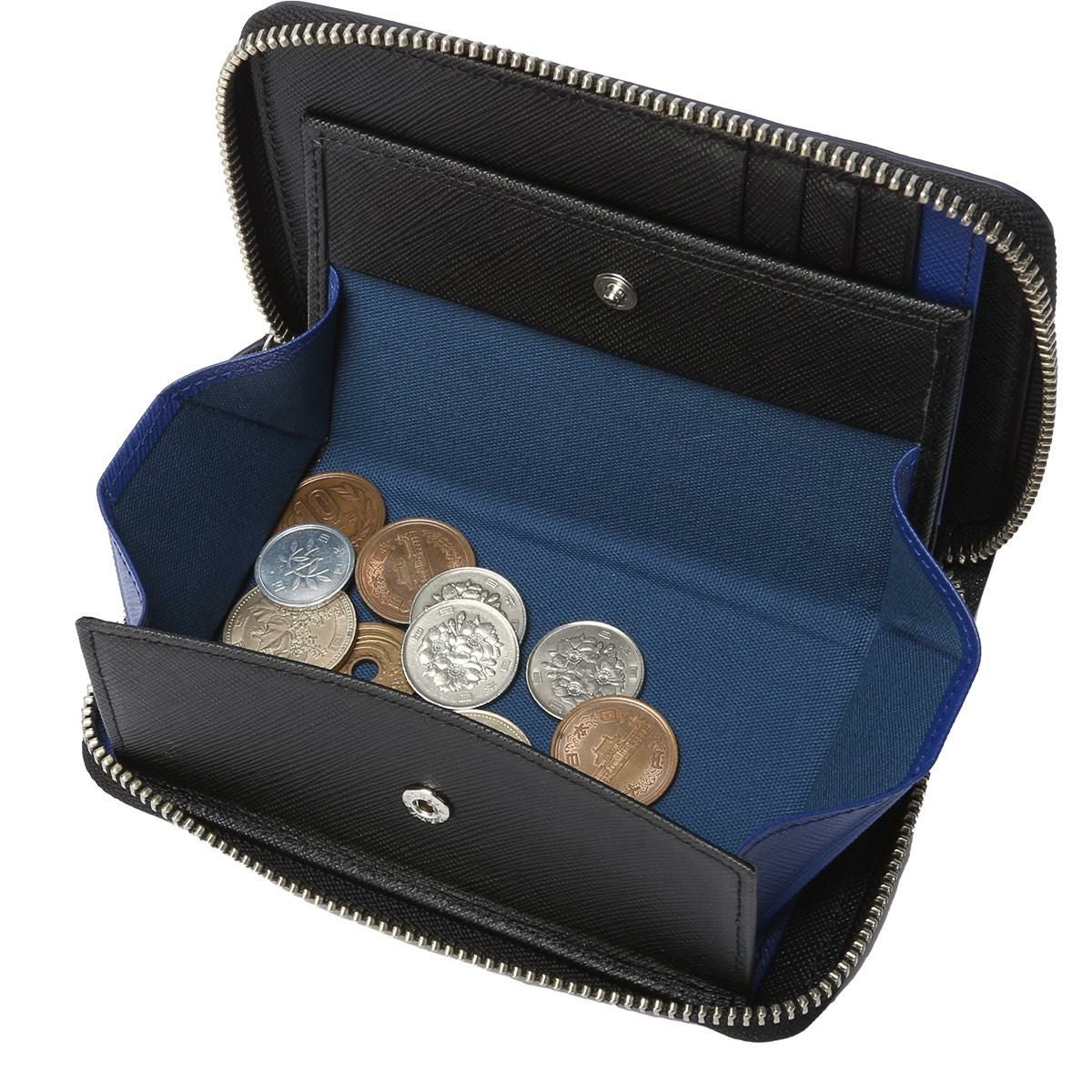 コムサ・メン コール 二つ折り財布  wcm-6885