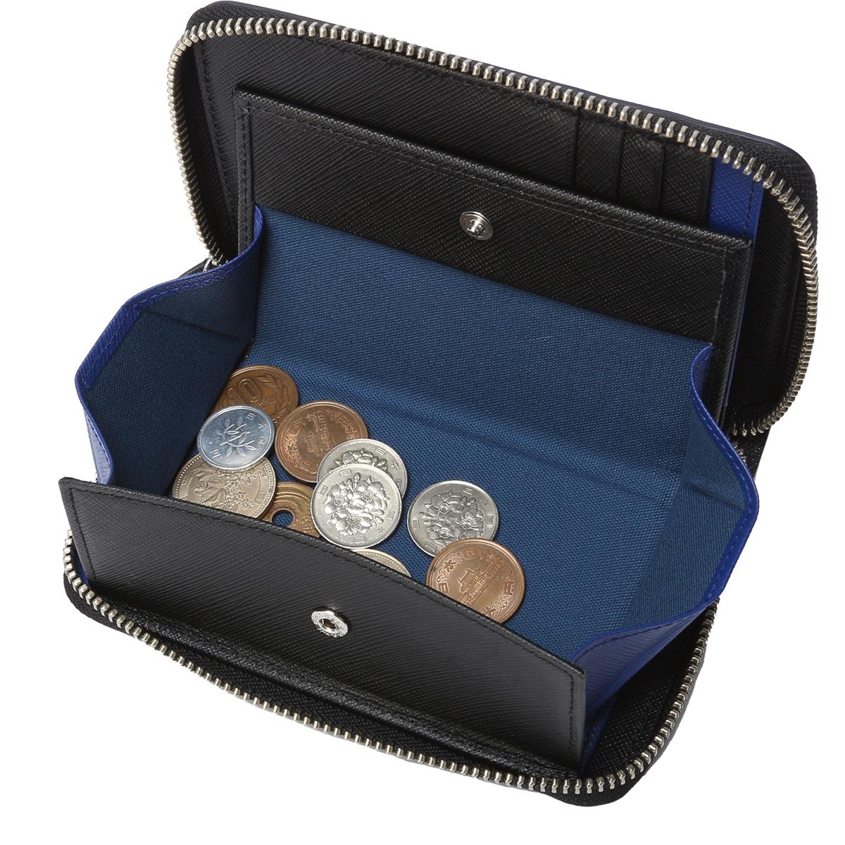 コムサ・メン コール 二つ折り財布  wcm-6885