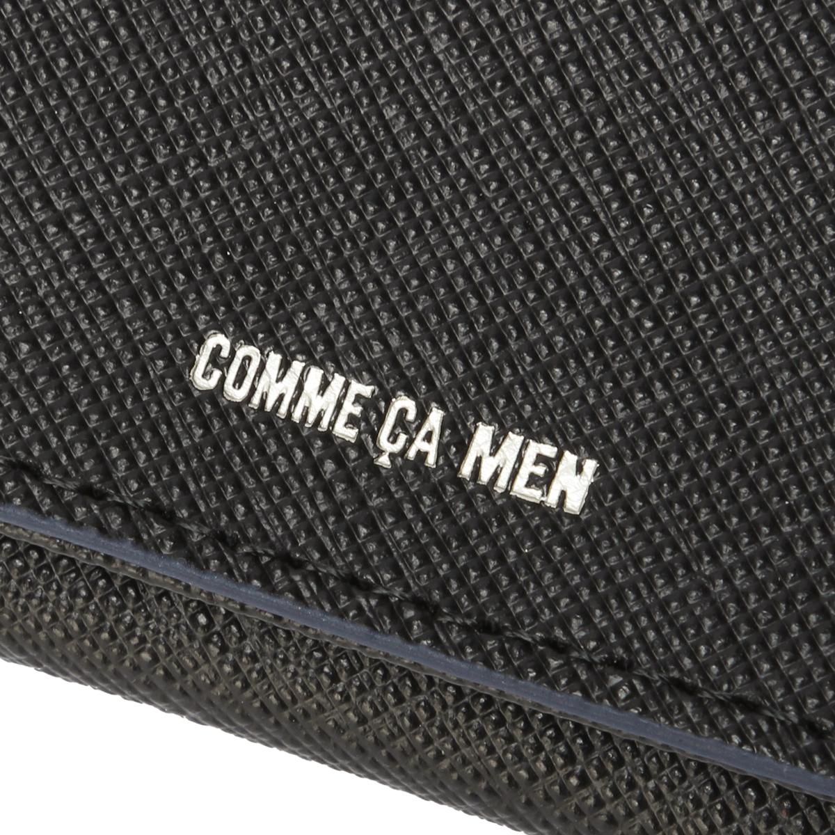 COMME CA MEN 名刺入れ 6755 ブラック×ブルー COMME CA MEN（コムサメン） 最大50% 5/25限定 コール カードケース