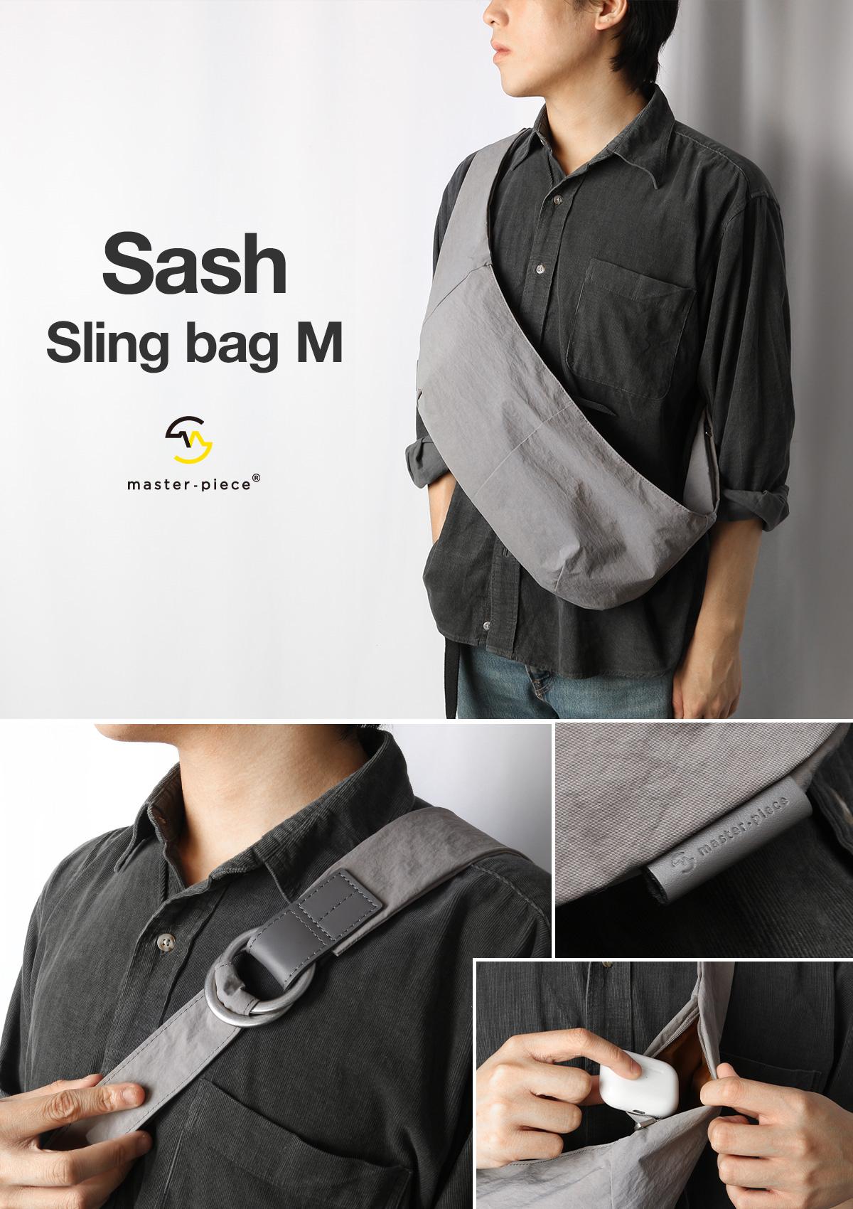 マスターピース サッシュ スリングバッグ Mサイズ master-piece Sash