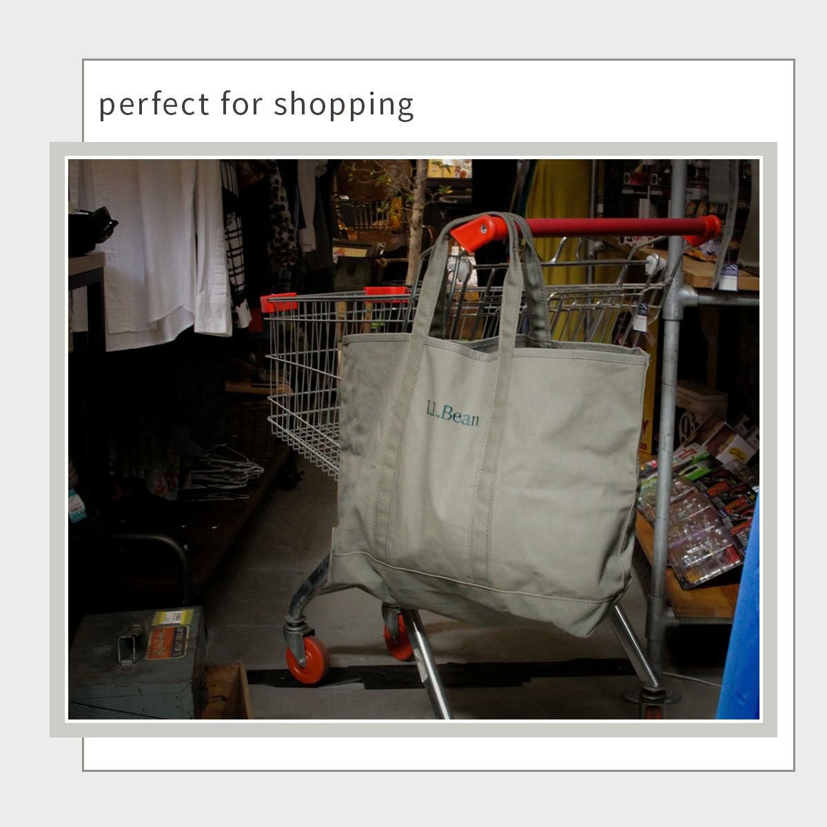 エルエルビーン グローサリー トートバッグ A4 B4 A3 L.L.Bean Grocery
