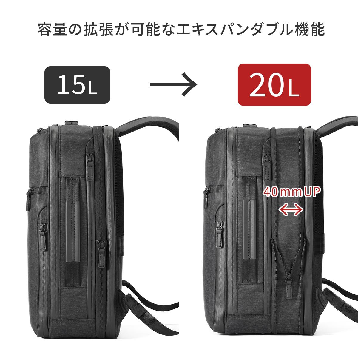 エース ジーンレーベル ガジェタブルヘザー2 ビジネスリュック ace.GENE LABEL gene-68297