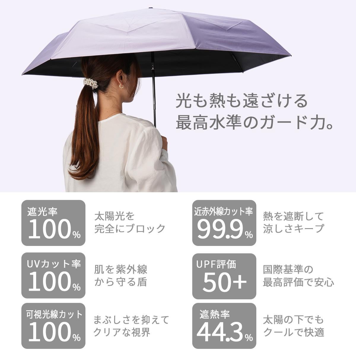 バグスロウ×アンベル ベリカル ヒートブロック 折りたたみ傘 晴雨兼用 自動開閉 AMVEL HEATBLOCK VERYKAL bugSlaw A1569