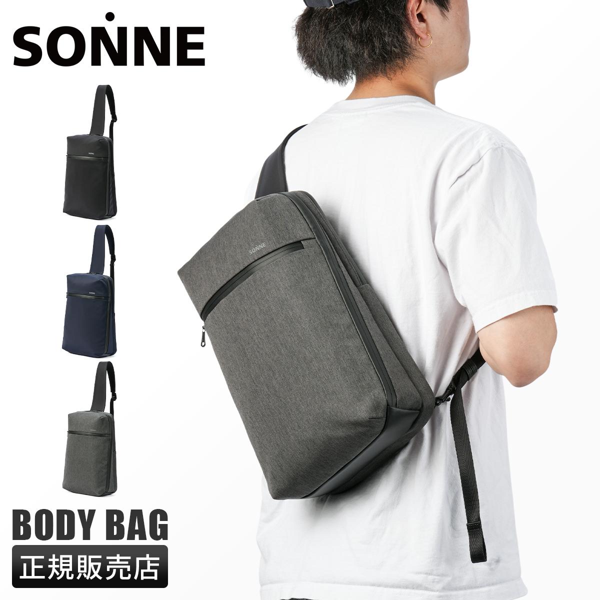 ゾンネ トリム ボディバッグ ワンショルダーバッグ A4 SONNE TRIM
