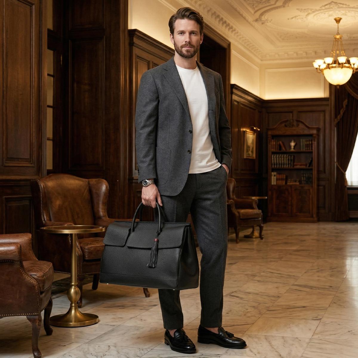 アカーテ オストロ ボストンバッグ  acate-ostro2-m