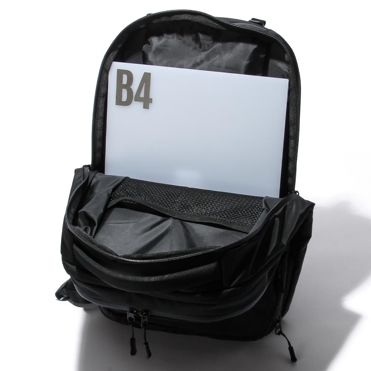 ノアール リュック バックパック 拡張 A4 B4 21L/34L PC収納 15.5