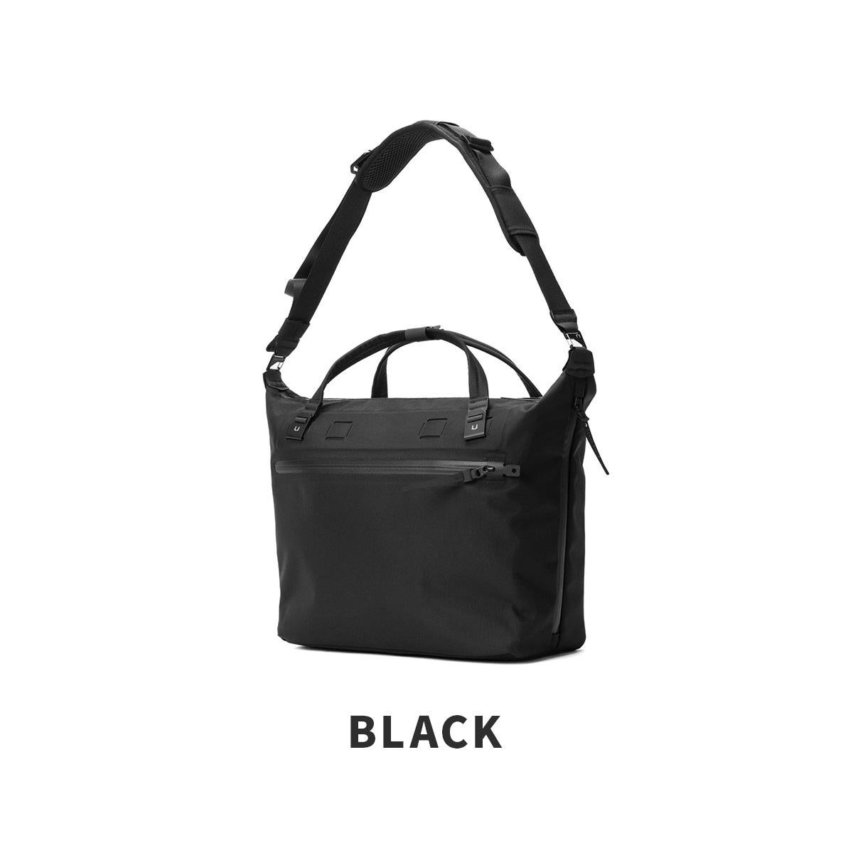 ブラックエンバー トートバッグ A4 20L 2WAY ショルダートート BLACK