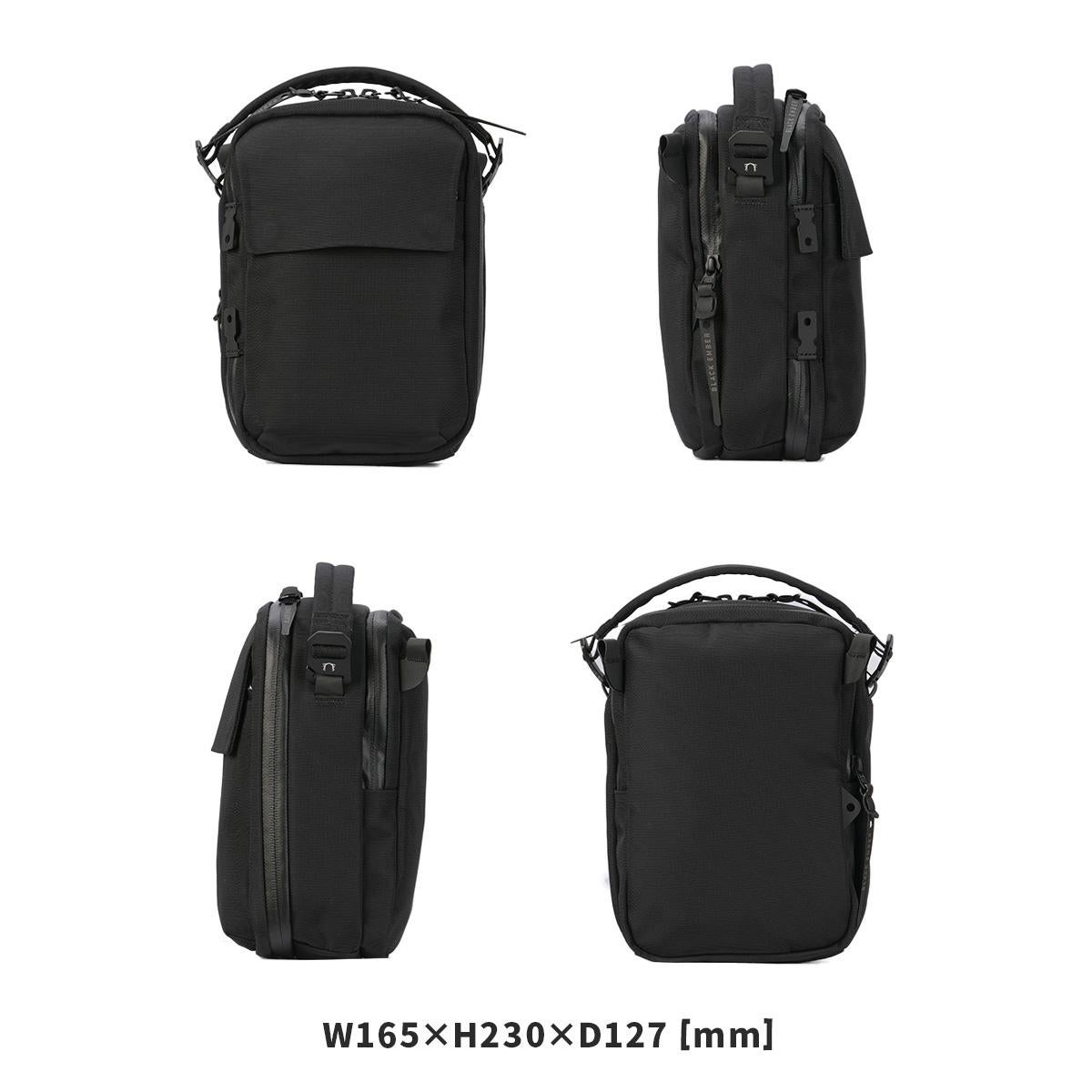 ブラックエンバー ショルダーバッグ ショルダーポーチ B6 5L BLACK