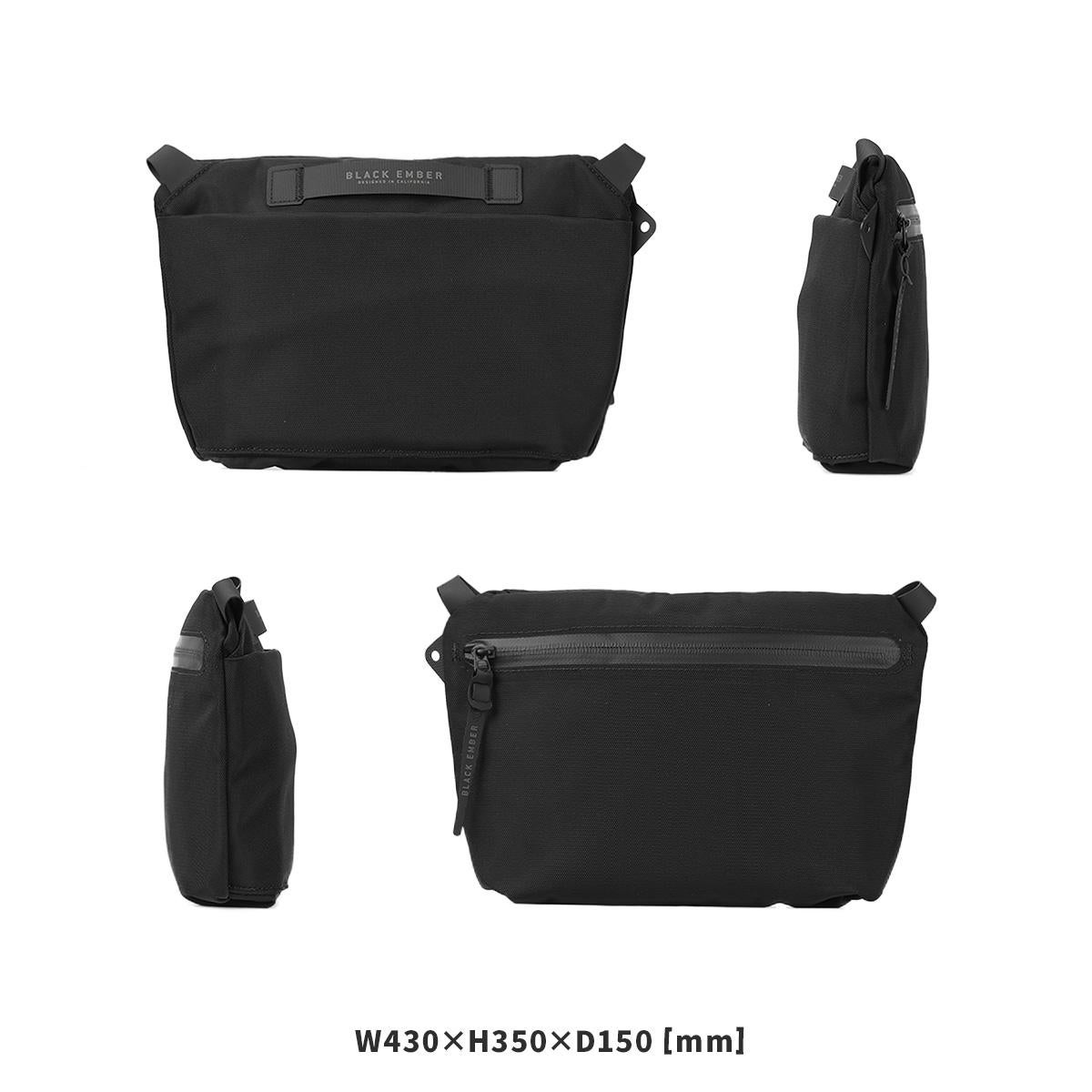 ブラックエンバー ショルダーバッグ サコッシュ B6 BLACK EMBER