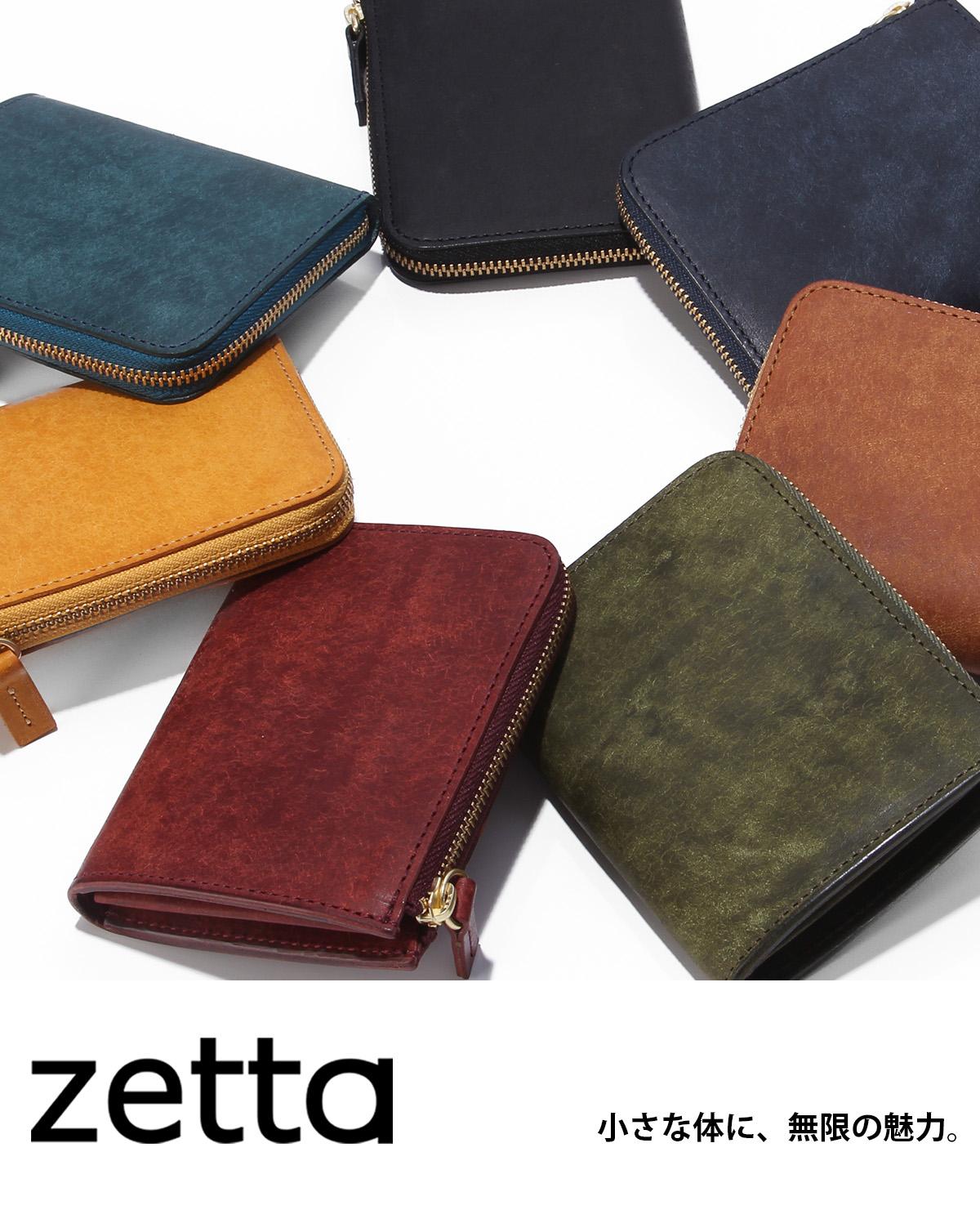 ゼタ プエブロ 二つ折り財布 Zetta zetta-002pb