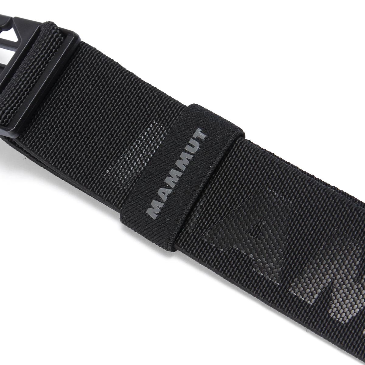 マムート ベルト アウトドア 穴無し 無段階 MAMMUT 1192-00080