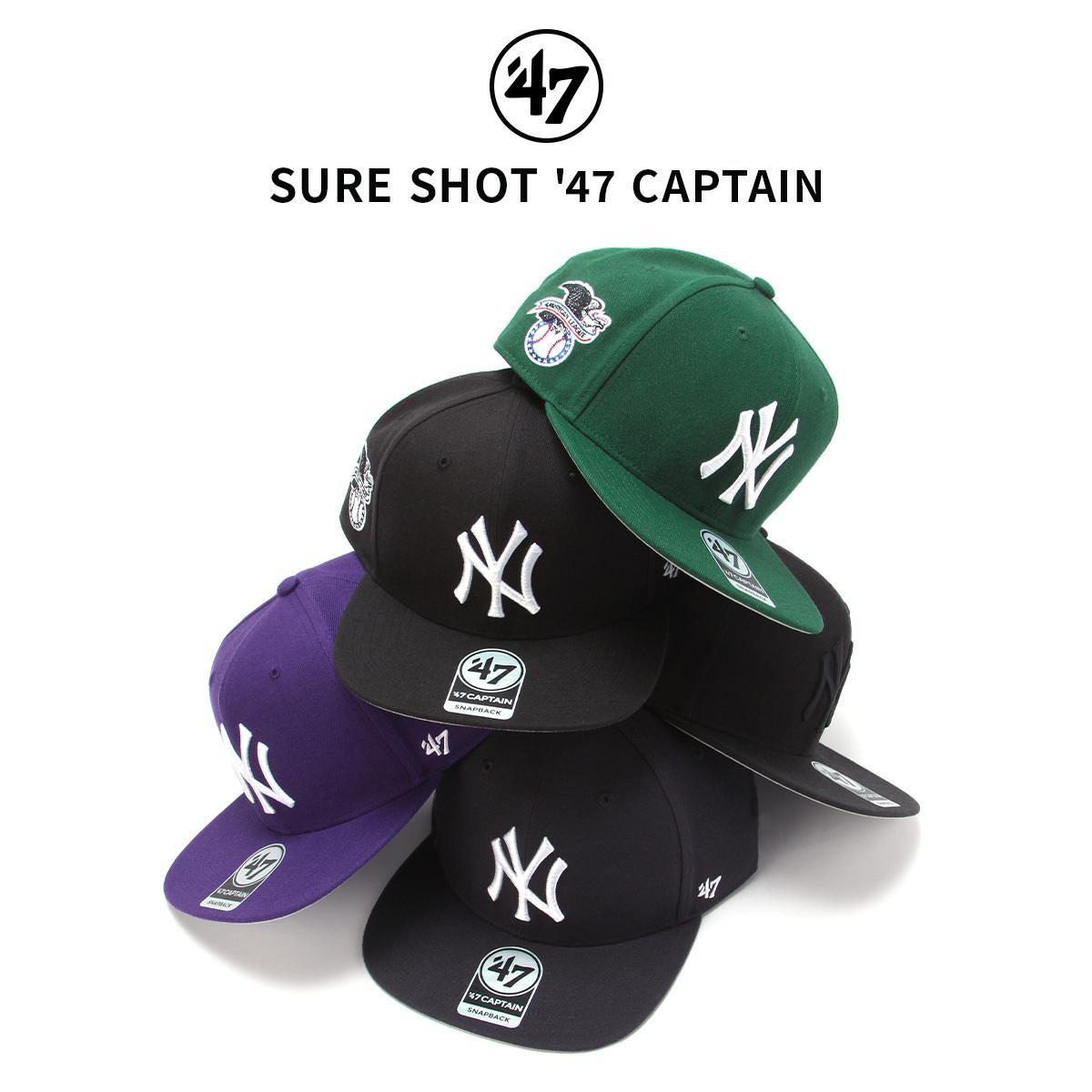 フォーティーセブン 47 CAPTAIN 帽子 47 sure-shot-cpt-y