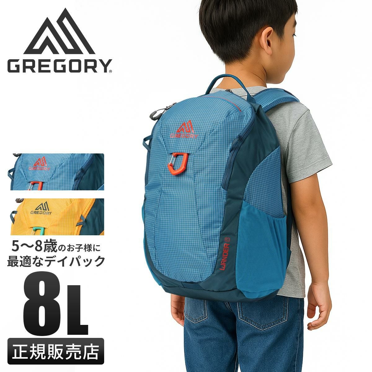グレゴリー ユースハイキング リュック GREGORY YOUTH HIKING wander8