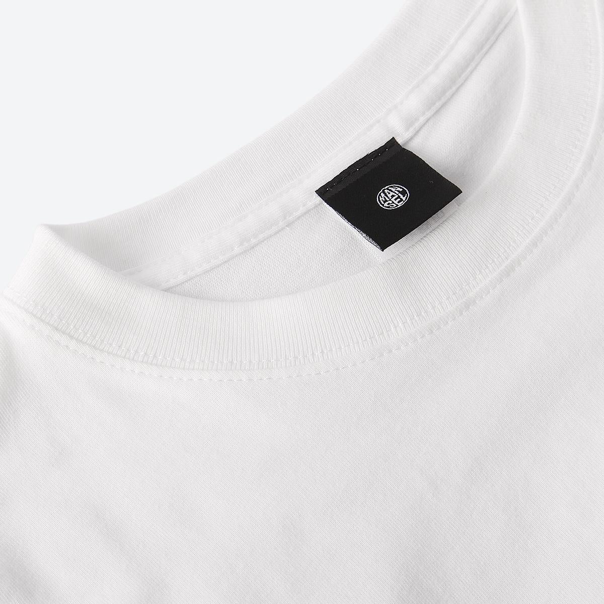 マンセル Tシャツ 半袖 綿100% 5.6oz 白T 白 白Tシャツ ホワイト ユニ