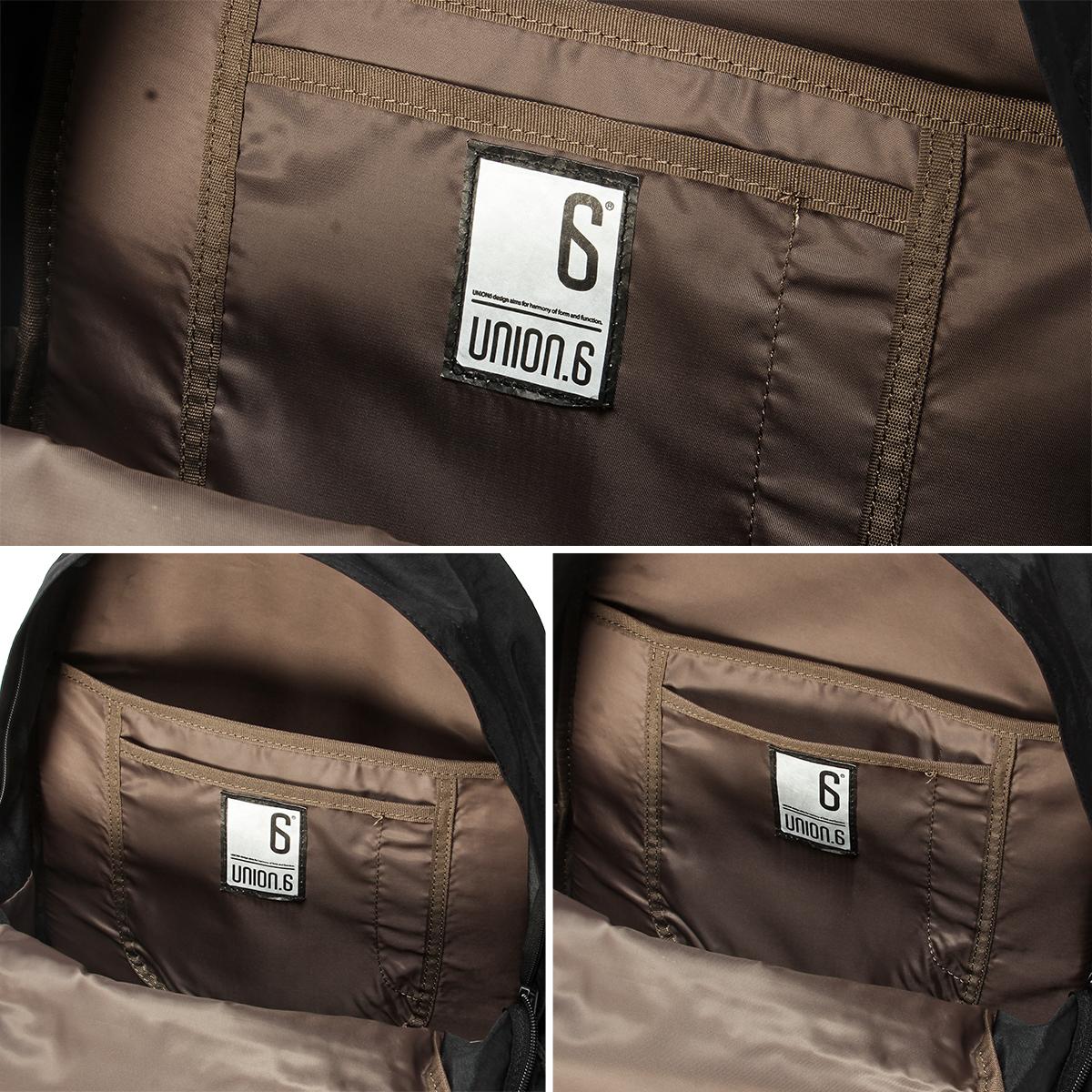 ユニオンシックス ポリエスター リュック UNION.6 WRINKLED NYLON D3